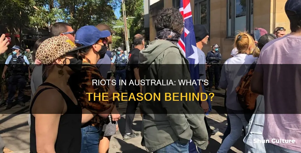 why are people in australia rioting