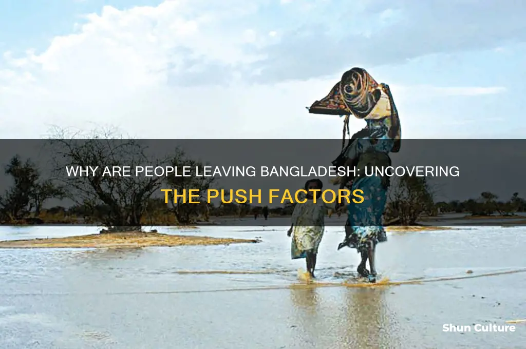 why are people leaving bangladesh