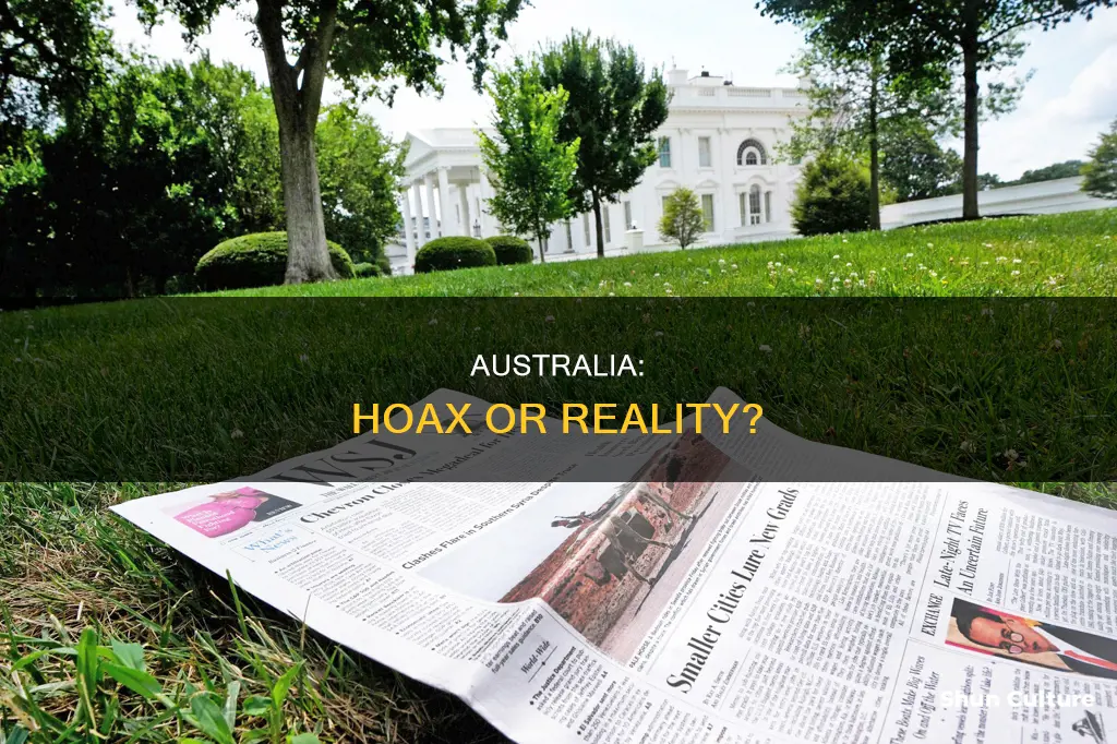 why are people saying australia is not real