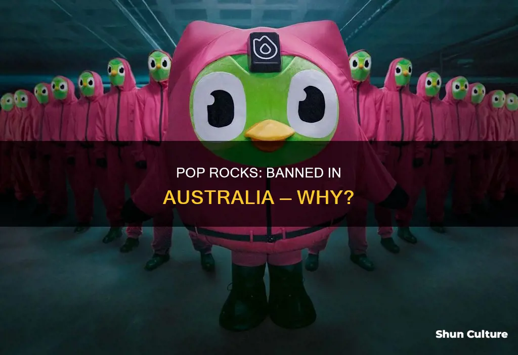 why are pop rocks banned in australia