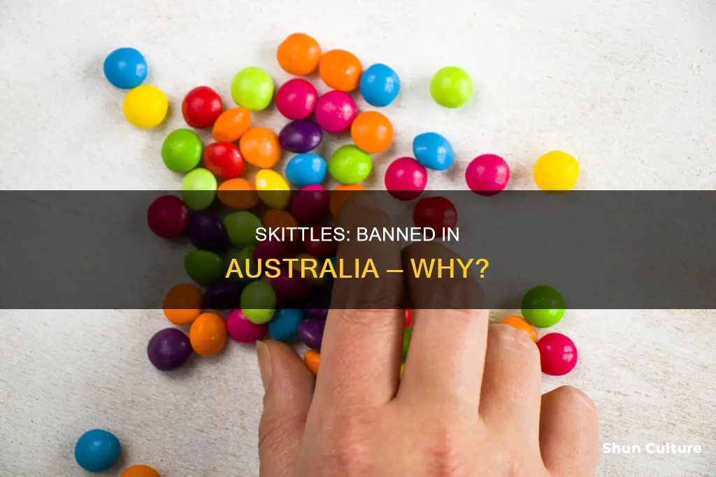 why are skittles banned in australia