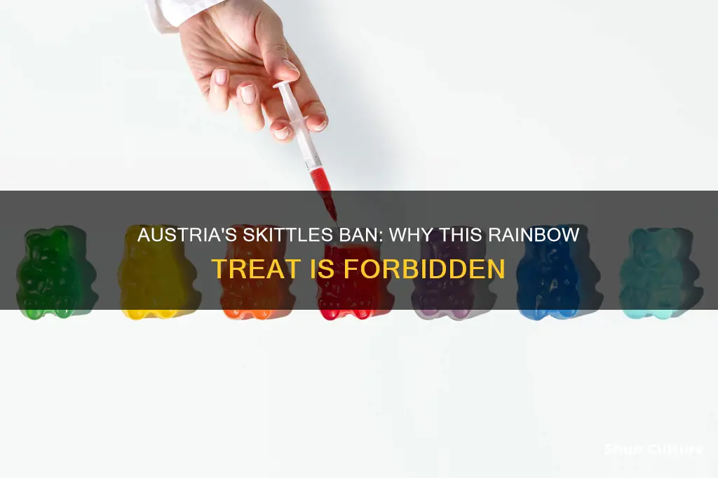 why are skittles banned in austria