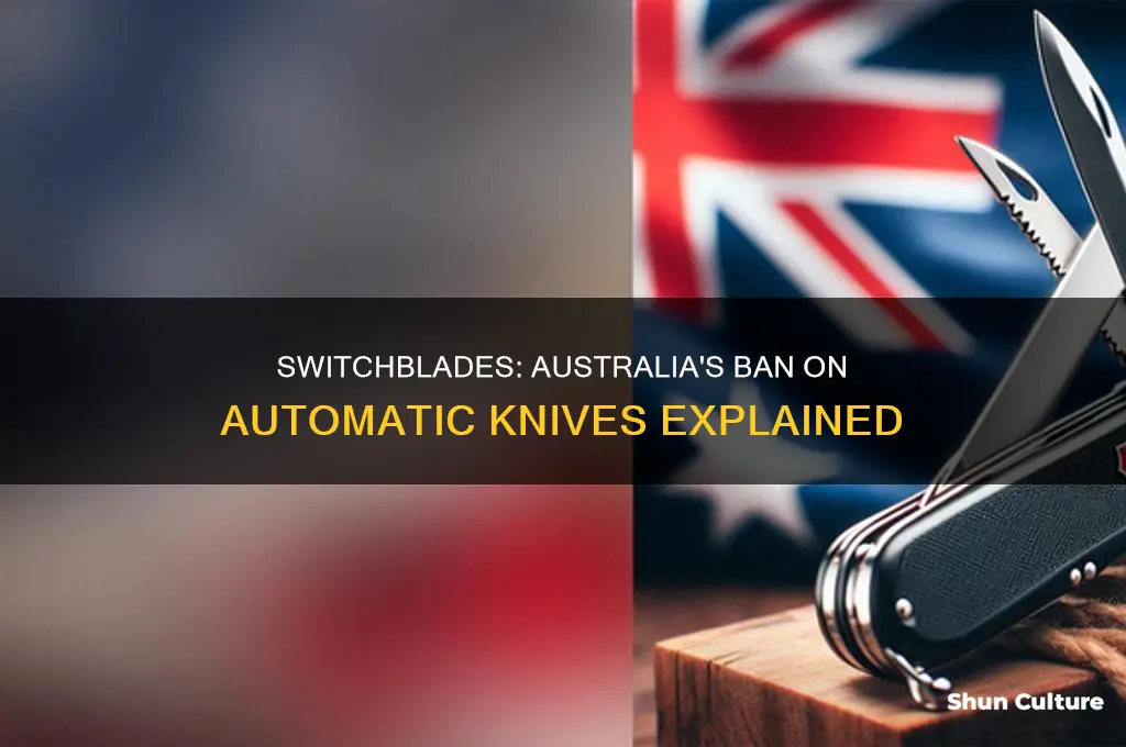 why are switchblades illegal in australia