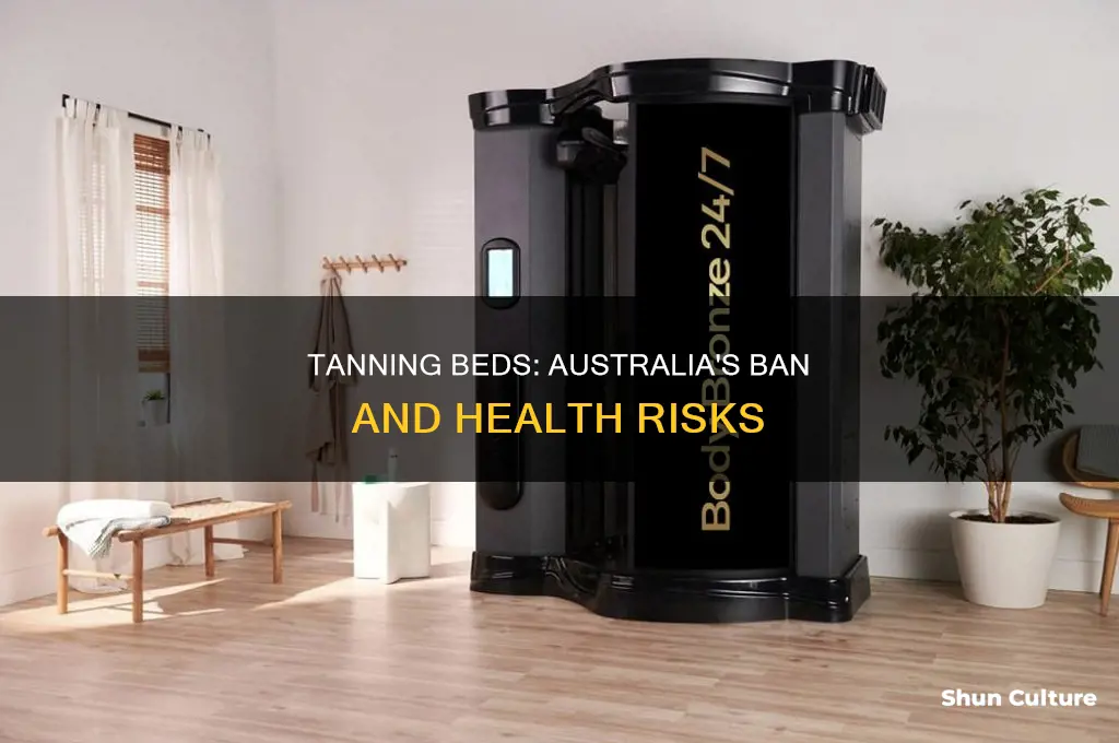 why are tanning beds illegal in australia