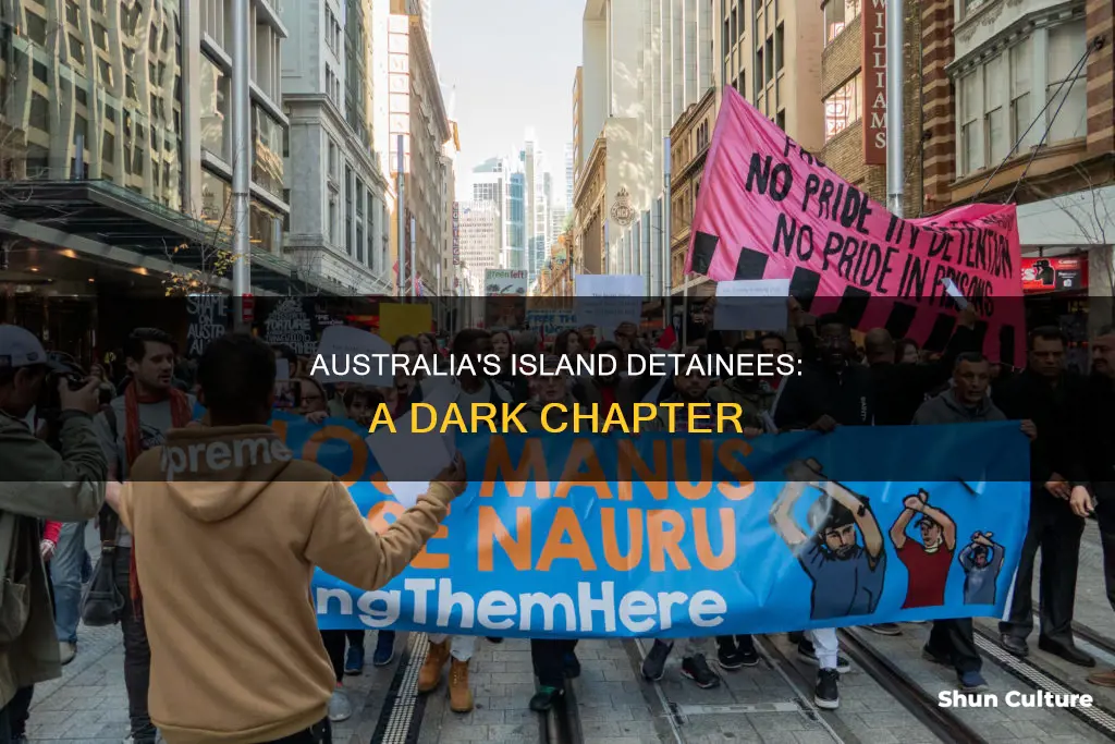 why are there detainees on an island off australia