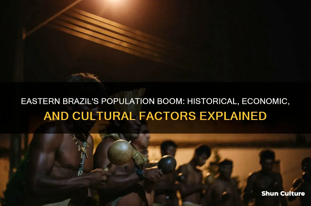 why are there more people in eastern brazil