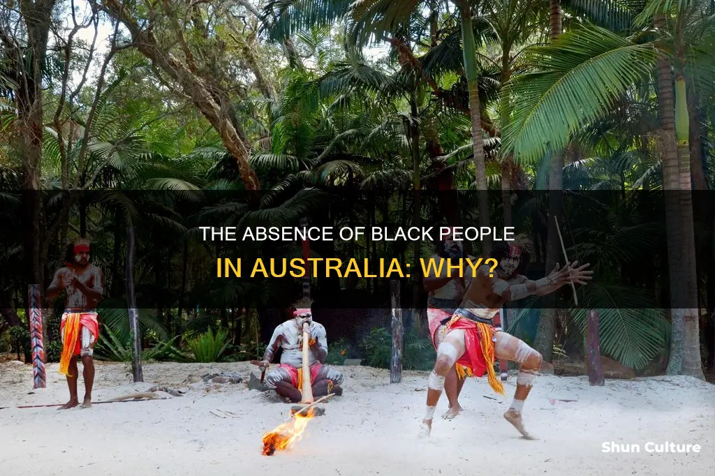 why are there no black people in australia
