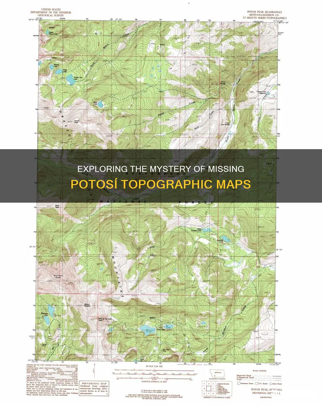 why are there no topographic maps of potosi bolivia