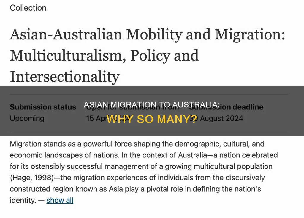 why are there so many asian people in australia