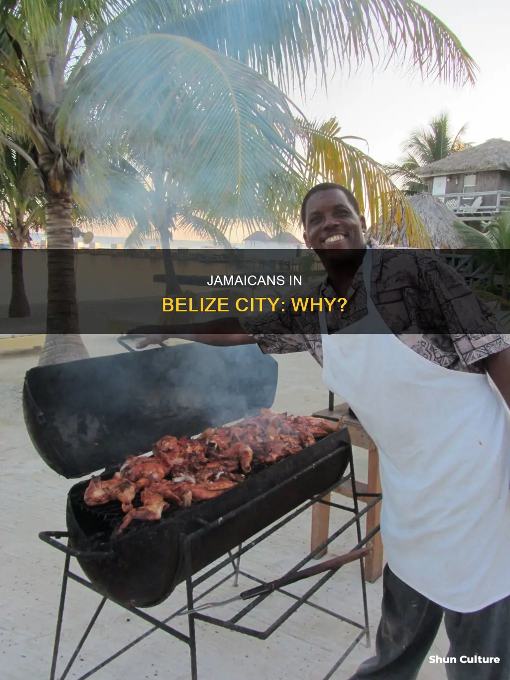 why are there so many jamaicans in belize city