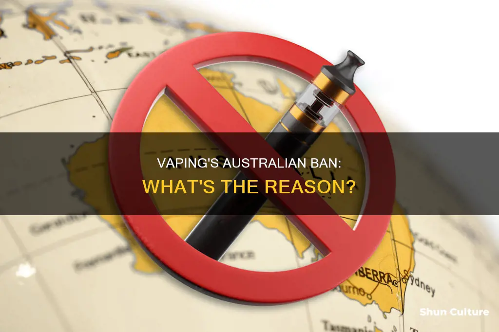 why are they banning vapes in australia
