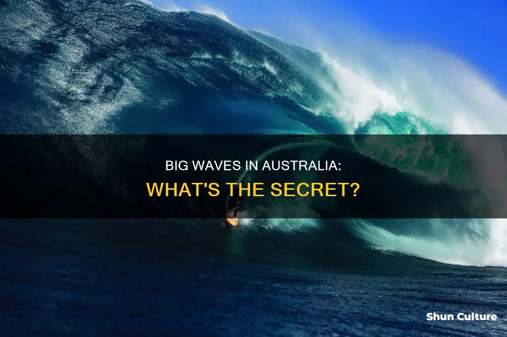 why are waves so big in australia