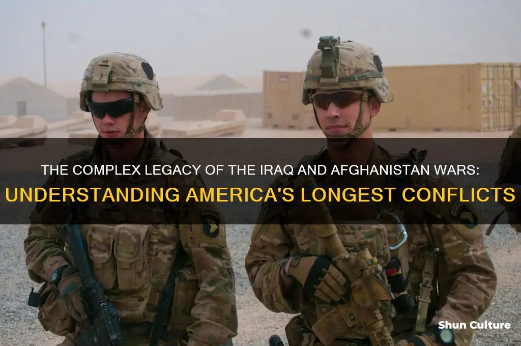 why are we fighting the war in iraq and afghanistan