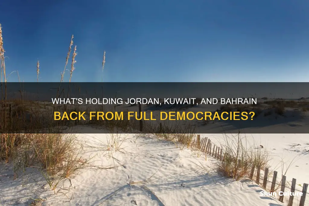 why aren t jordan kuwait and bahrain considered full democracies