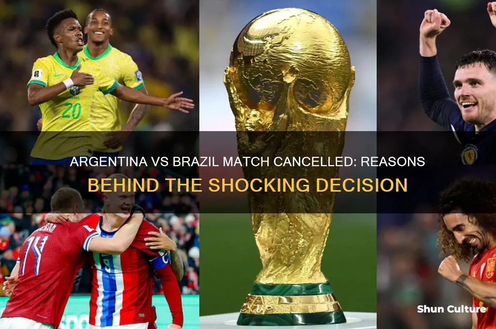 why argentina vs brazil match cancelled