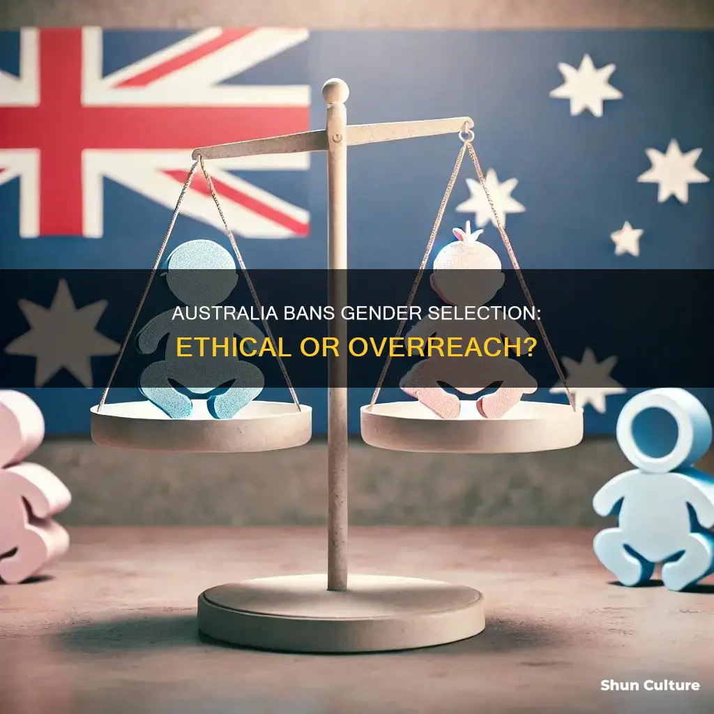 why australia ban gender selection