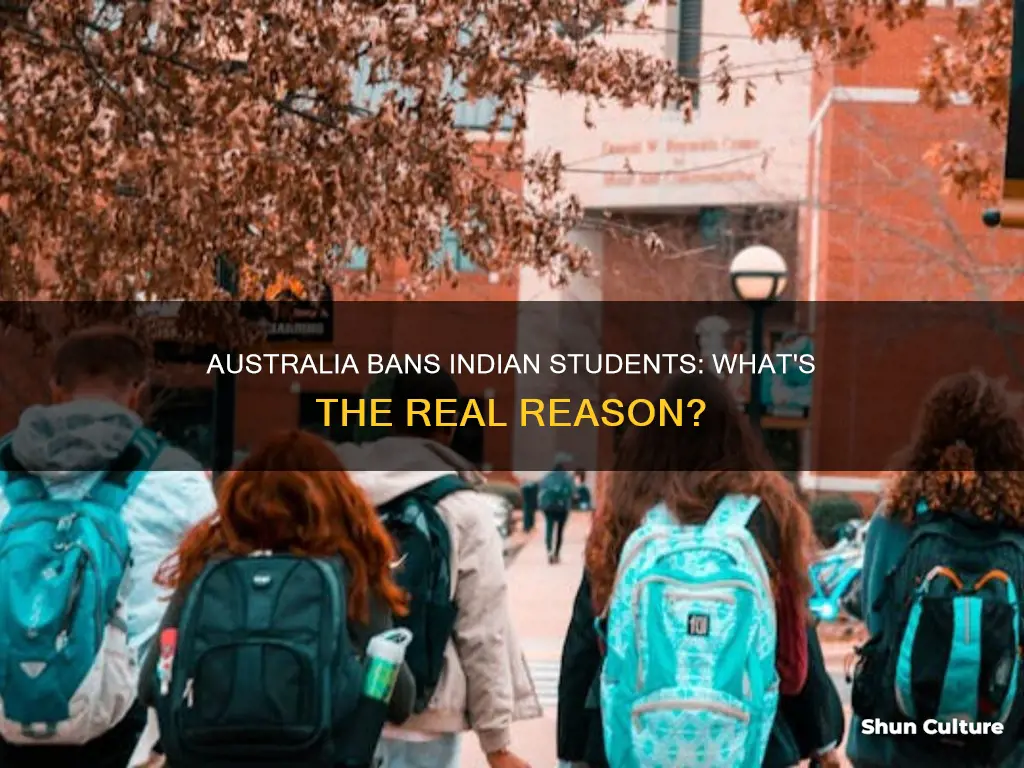 why australia banned indian students