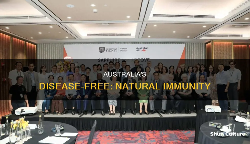 why australia is free of some serious diseases