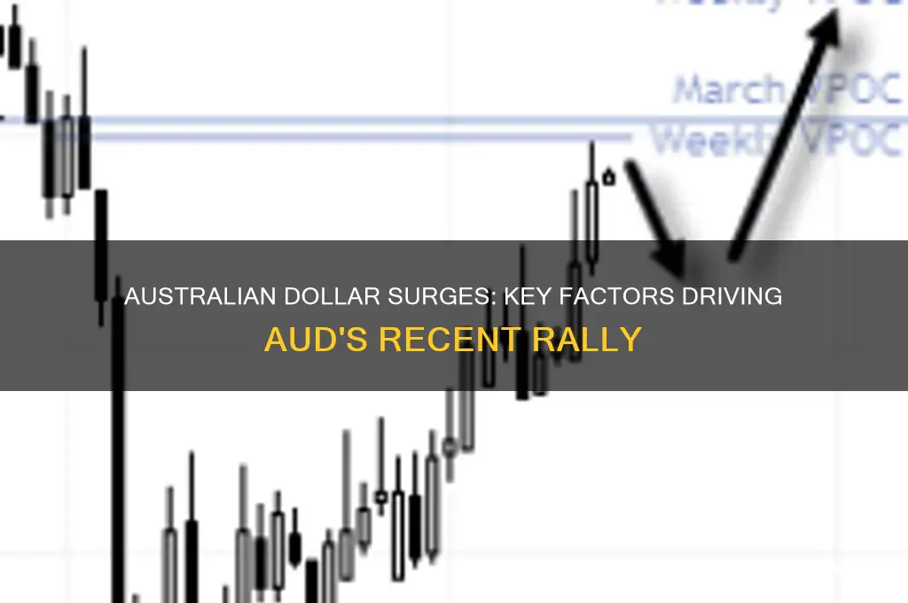 why australian dollar going up