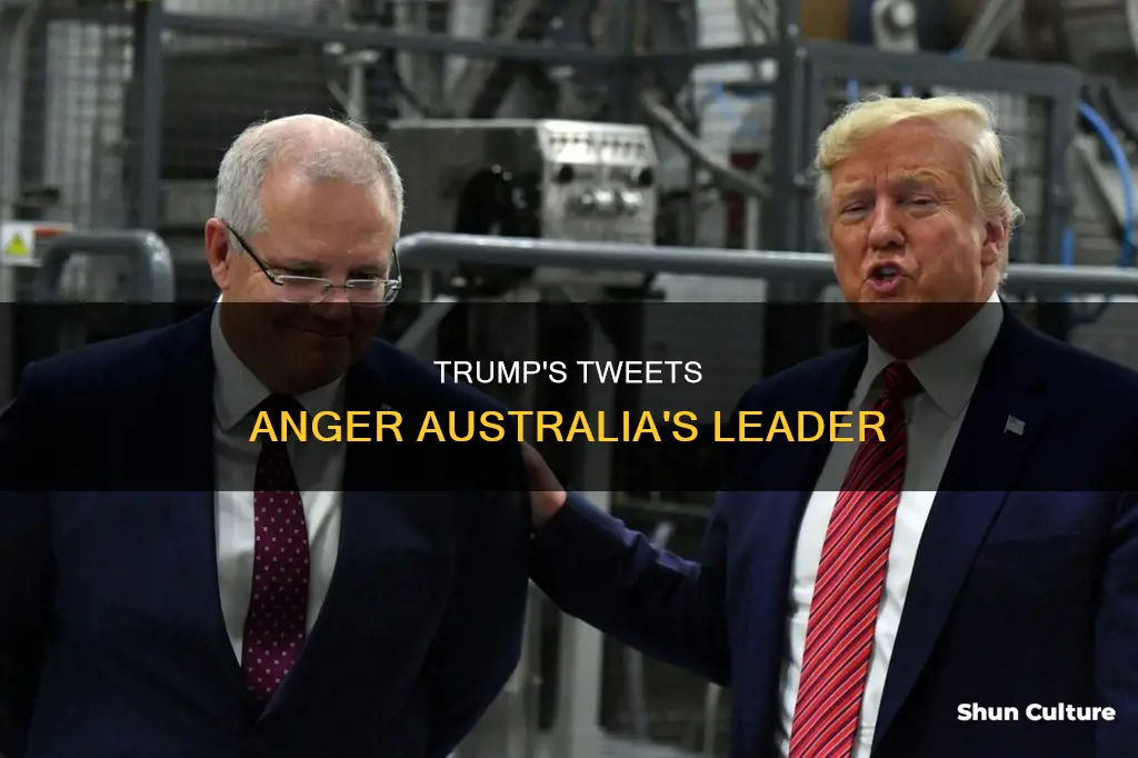 why australian prime minister is mad at trump