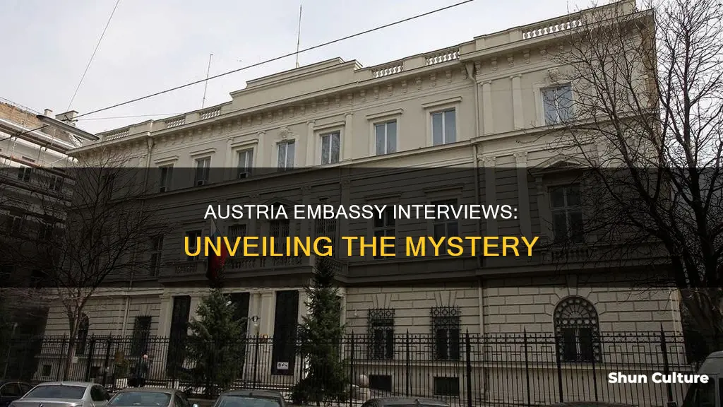 why austria embassy called for interviews