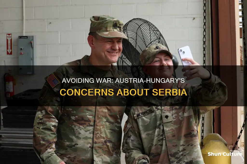 why austria-hungary was nervous about invading serbia