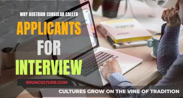 Austrian Consular: Why Applicants Are Called for Interviews