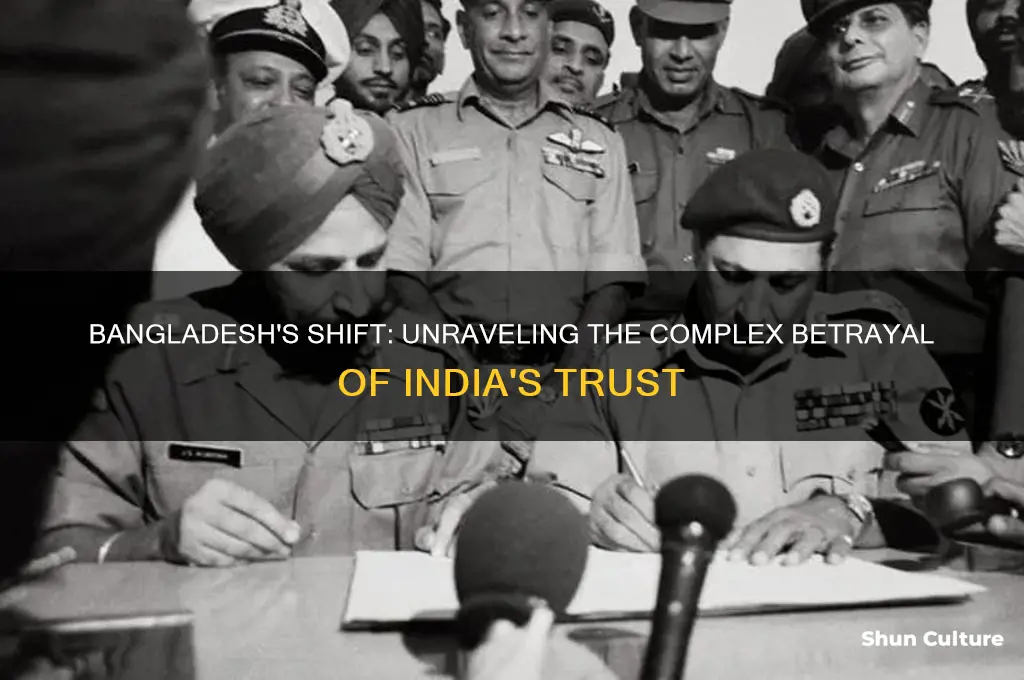 why bangladesh betrayed india