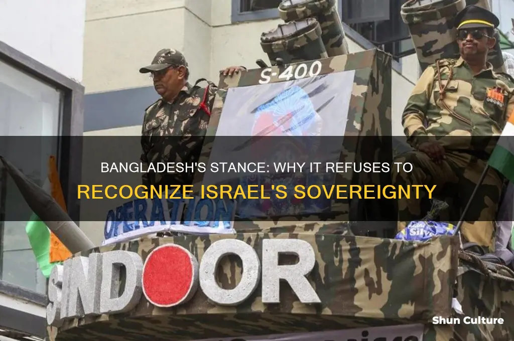 why bangladesh does not recognise israel