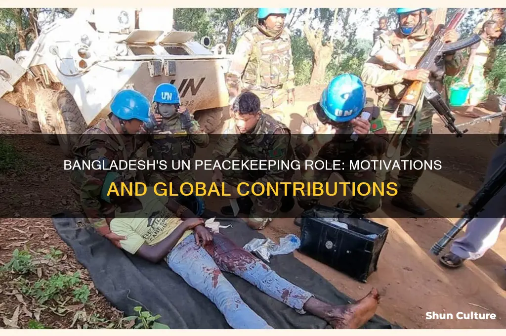 why bangladesh gives troops to un
