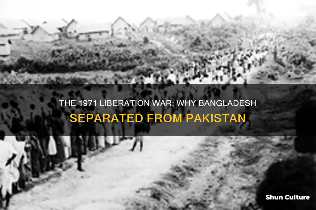 why bangladesh got separated from pakistan