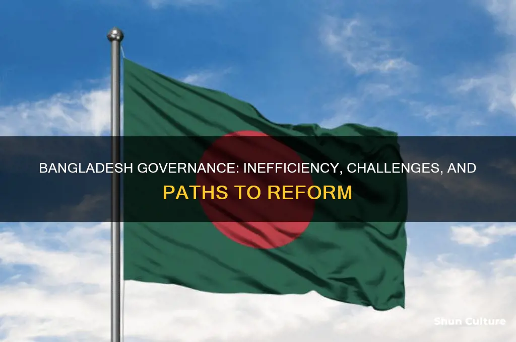 why bangladesh is an inefficiently governed nation