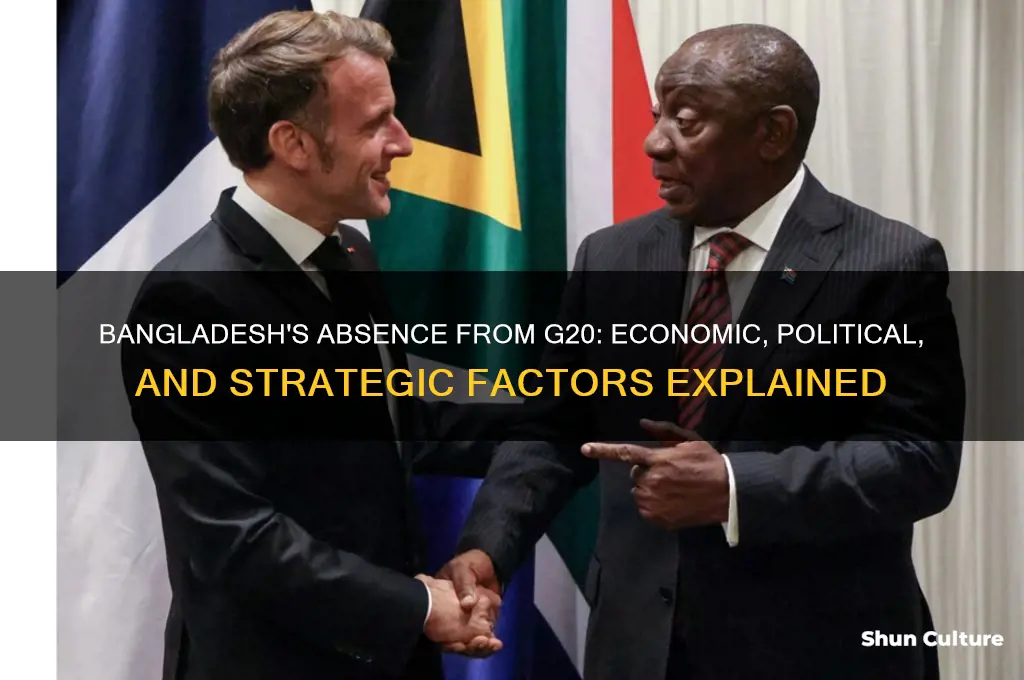 why bangladesh is not in g20