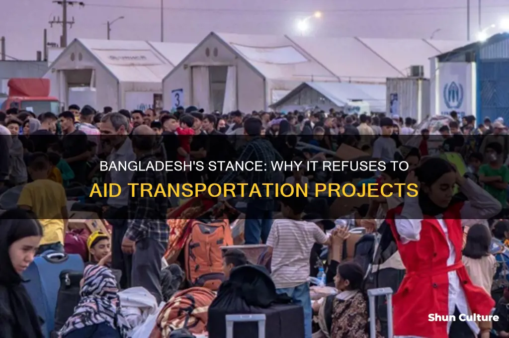 why bangladesh refuses to help trnapsortation