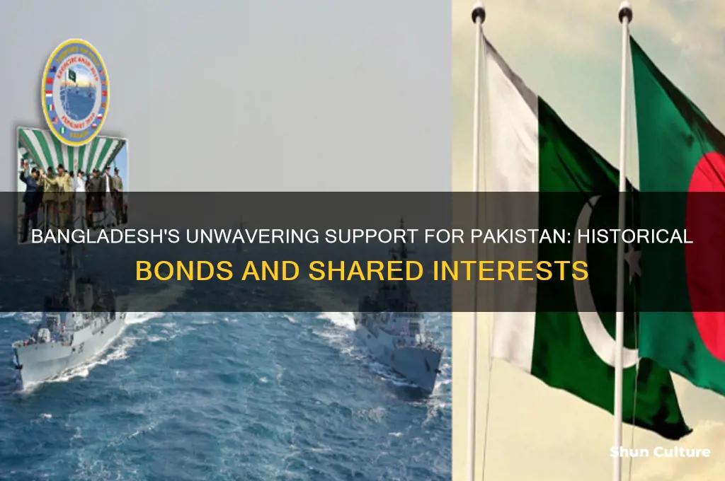 why bangladesh support pakistan