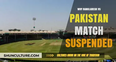 Bangladesh vs Pakistan Match Suspended: Unraveling the Unexpected Cricket Clash Halt