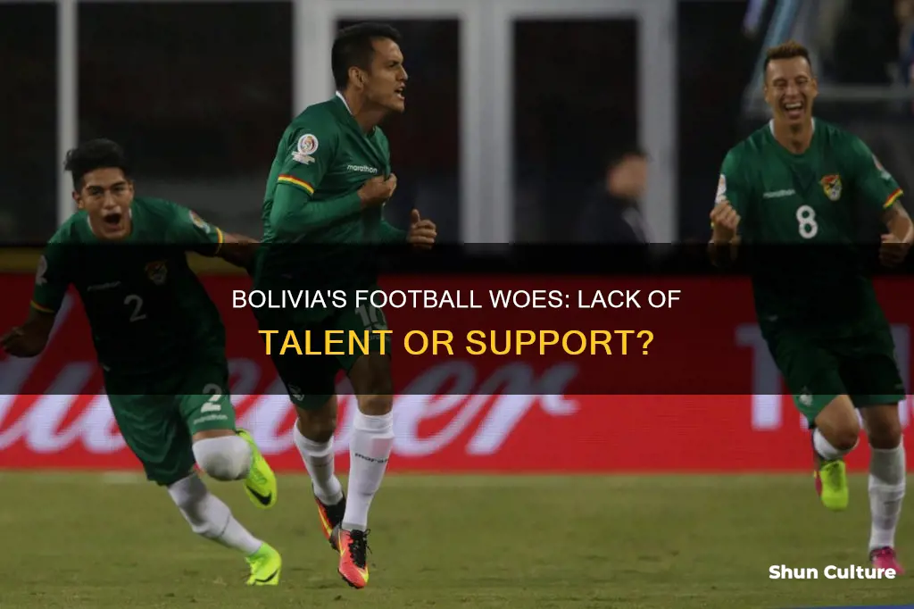 why bolivia bad at soccer