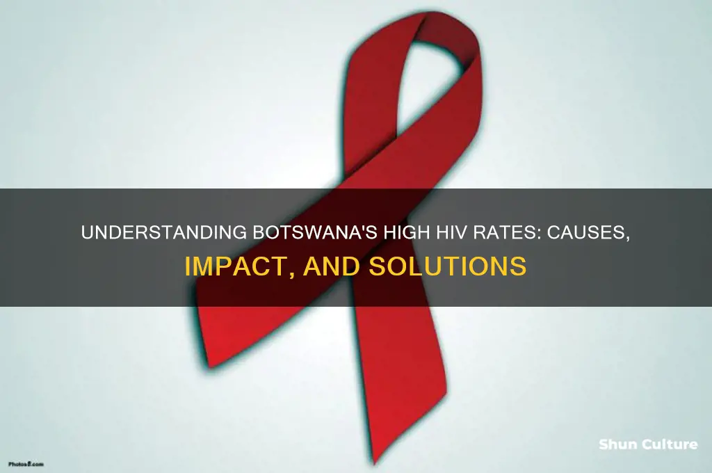 why botswana has high hiv rates