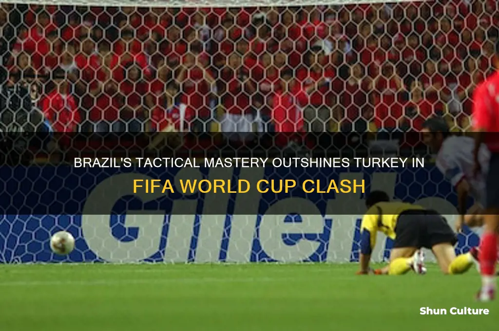 why brazil beat turkey in the world cup