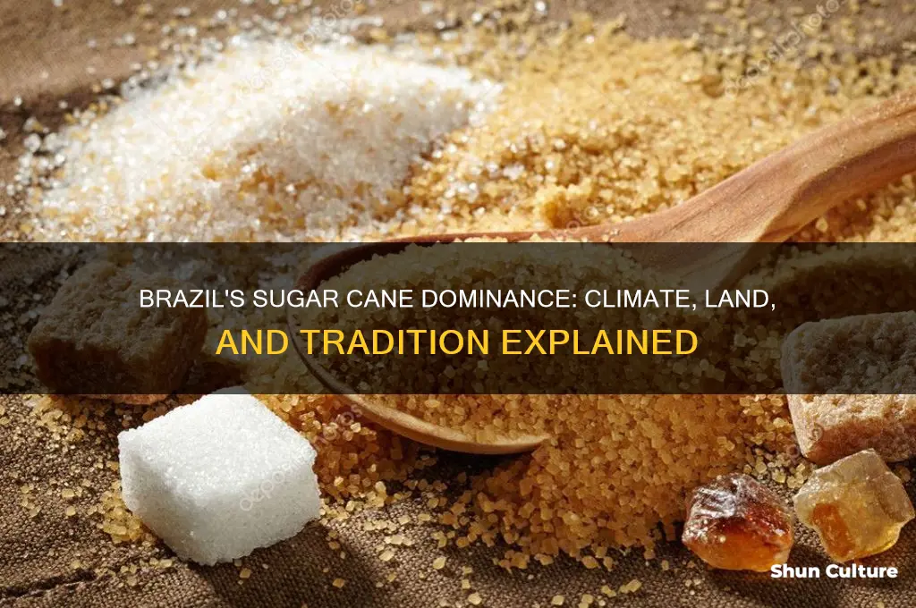 why brazil is the largest producer of sugar cane