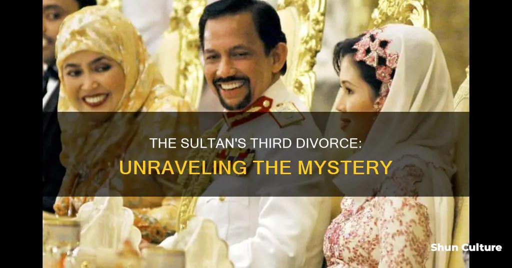 why brunei sultan divorces third wife