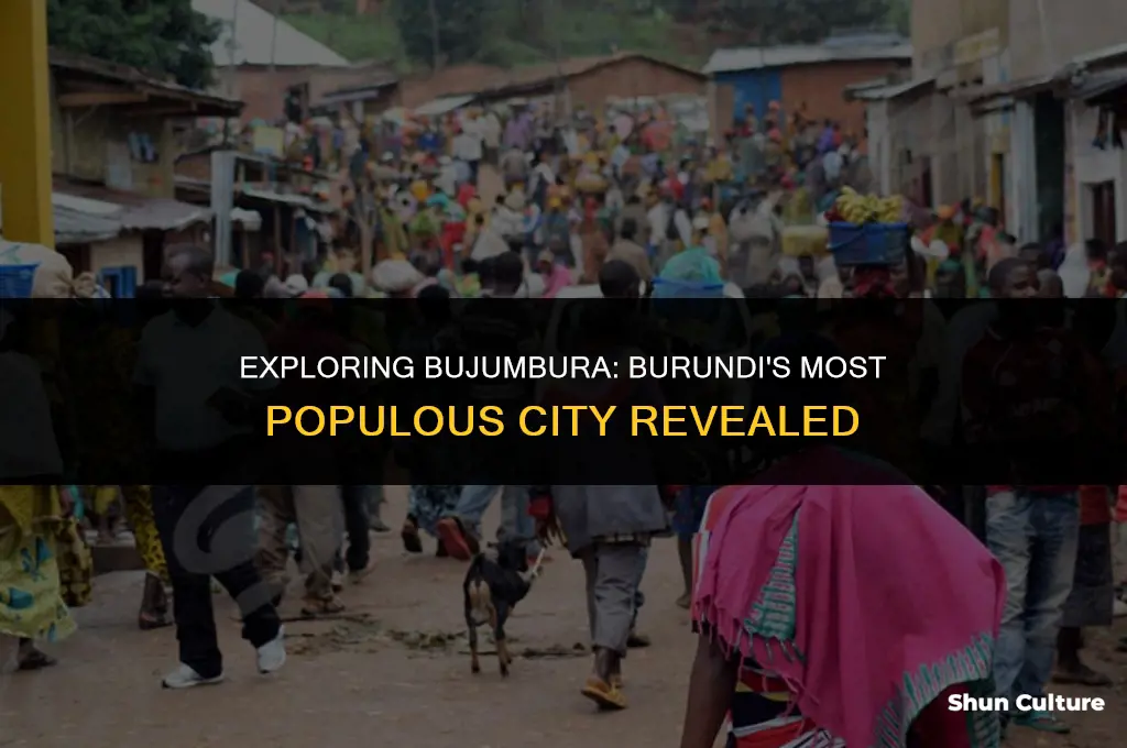 why bujumbura is the most populated city in burundi
