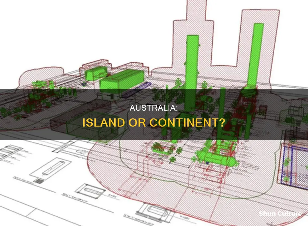 why cant australia not be an island and a continent
