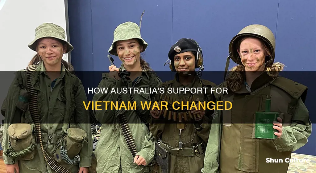why did australia attitude change in the vietnam war