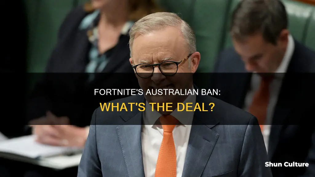 why did australia ban fortnite