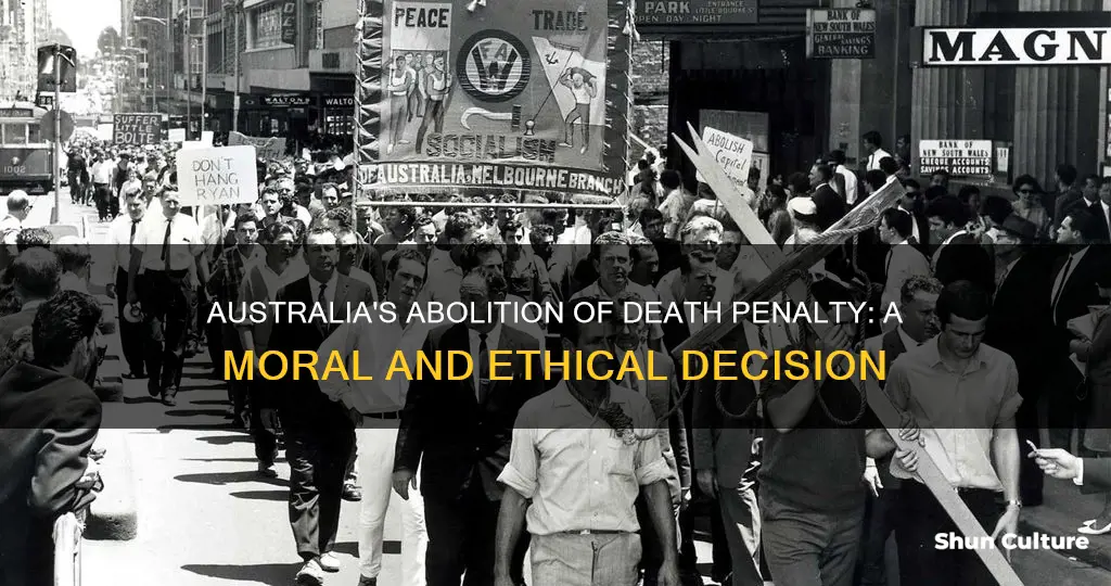 why did australia ban the death penalty