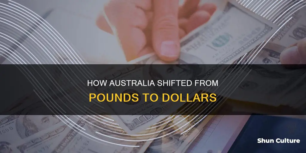 why did australia change from pounds to dollars