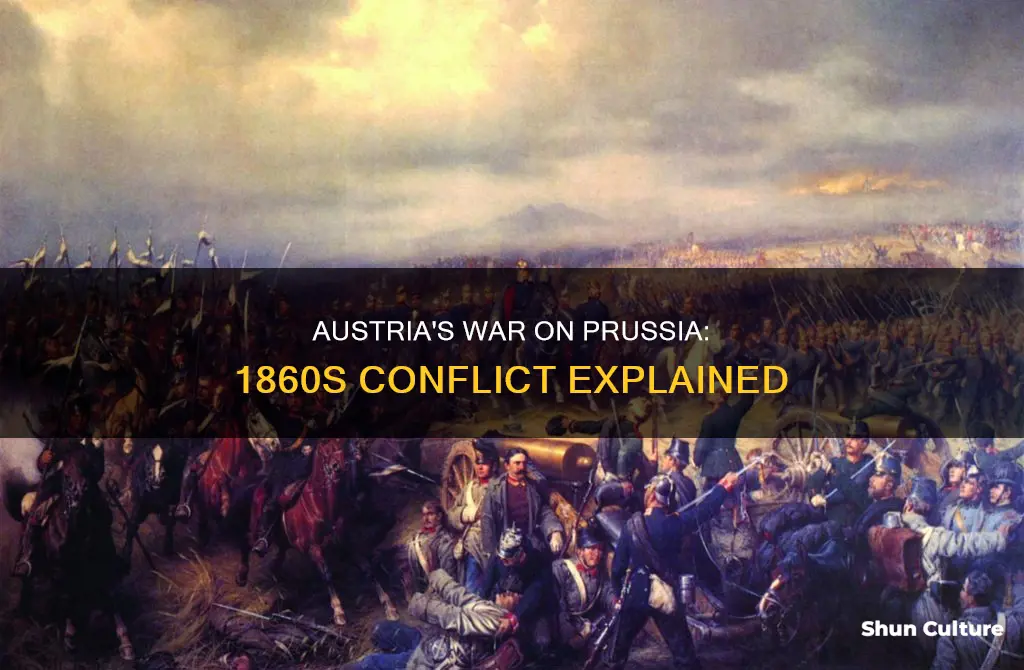 why did austria decalre war on prussia in the 1860s