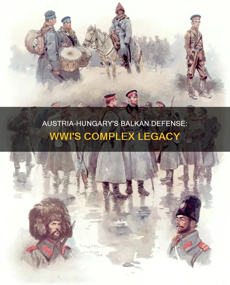 why did austria hungary defend the balkans in wwi
