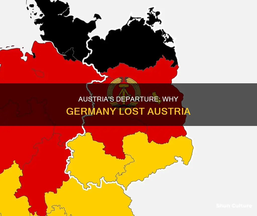 why did austria leave germany